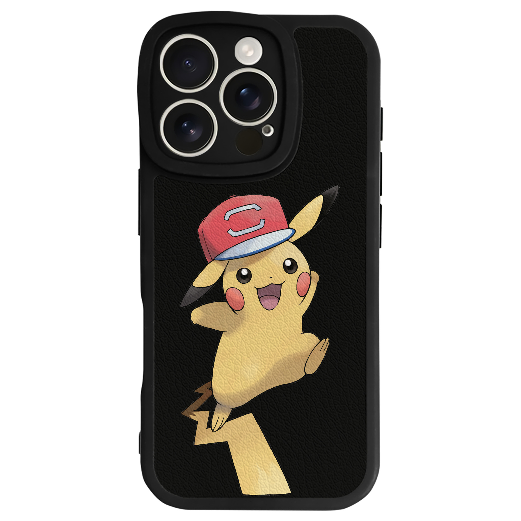 （画像用） ポケットモンスター Pokémon 【iPhone 16シリーズ対応】シリコンスマホケース（レザー調） 材質：シリコン